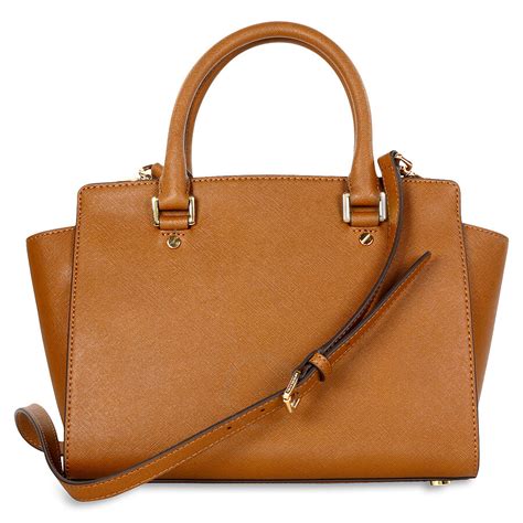 Selma Saffiano Leather Medium Satchel 